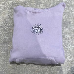 Purple Hollister sweatshirt